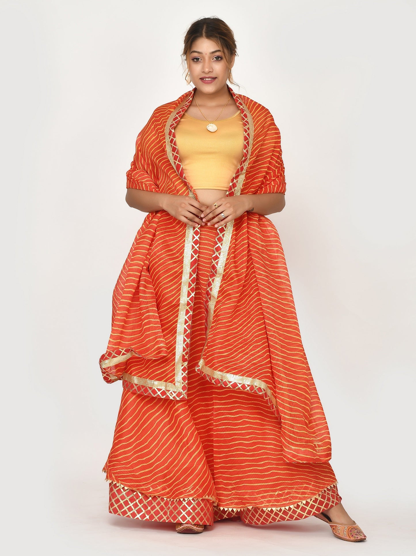 Tara Kota Doriya Lehanga with Dupatta and unstitched Blouse