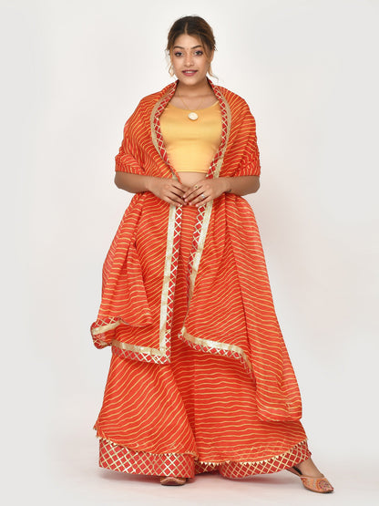 Tara Kota Doriya Lehanga with Dupatta and unstitched Blouse