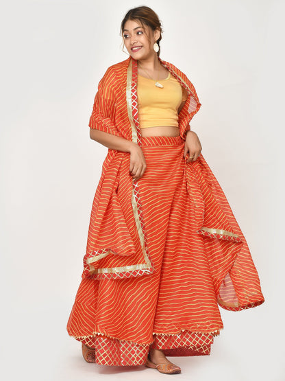 Tara Kota Doriya Lehanga with Dupatta and unstitched Blouse