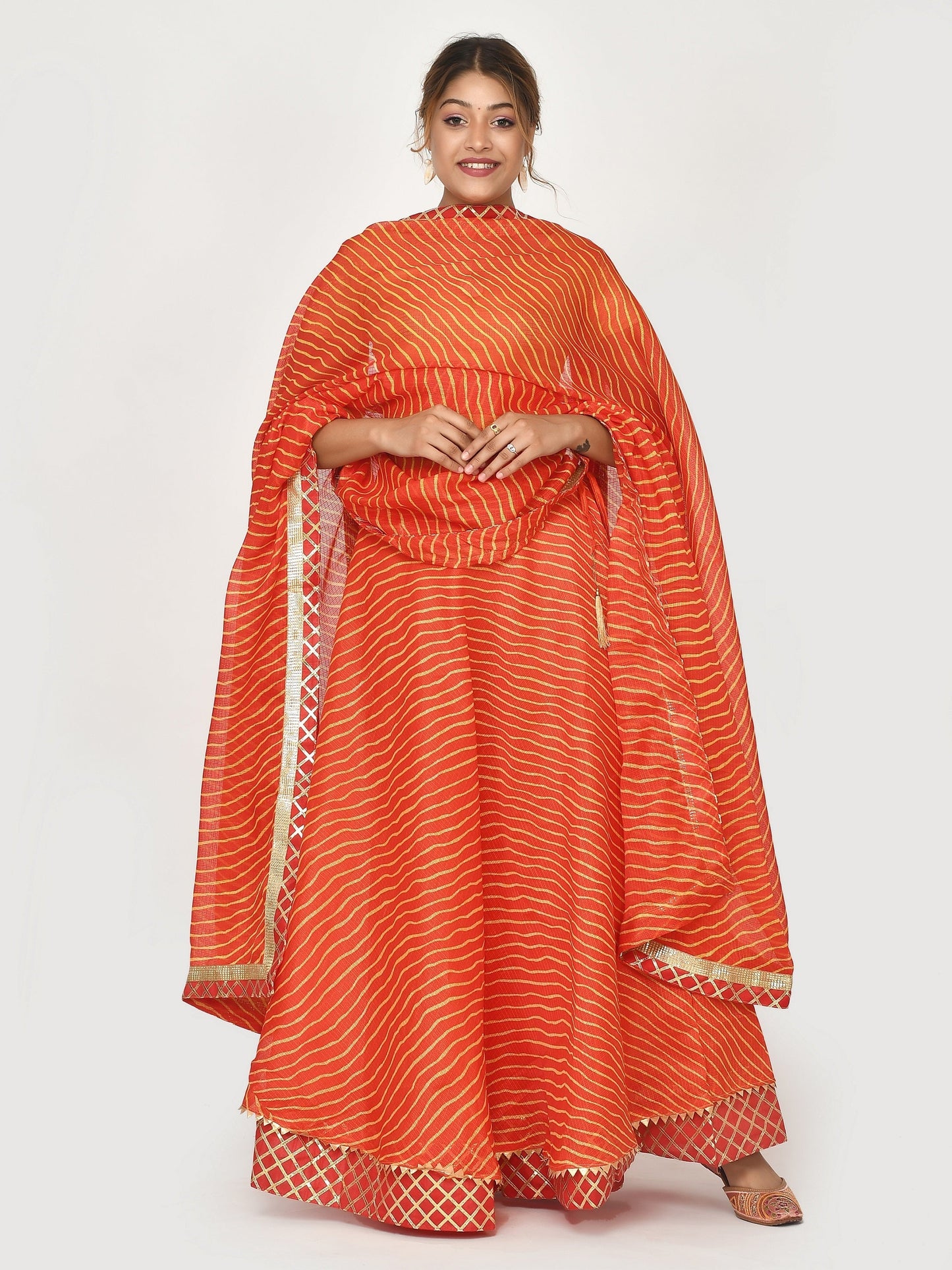 Tara Kota Doriya Lehanga with Dupatta and unstitched Blouse