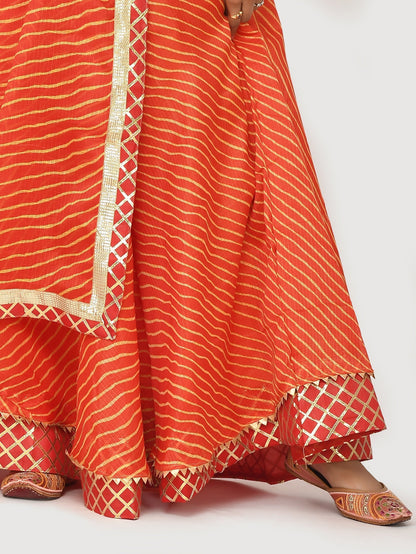 Tara Kota Doriya Lehanga with Dupatta and unstitched Blouse