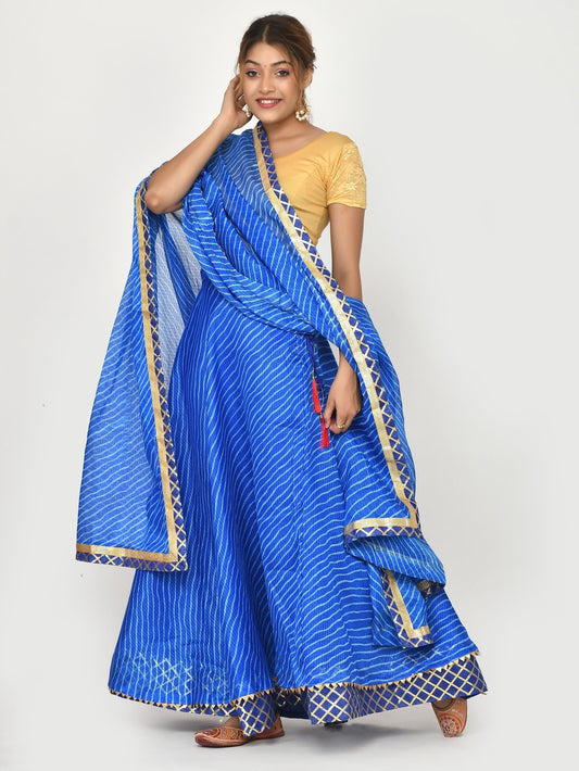 Tisya Kota Doriya Lehanga with Dupatta and unstitched Blouse
