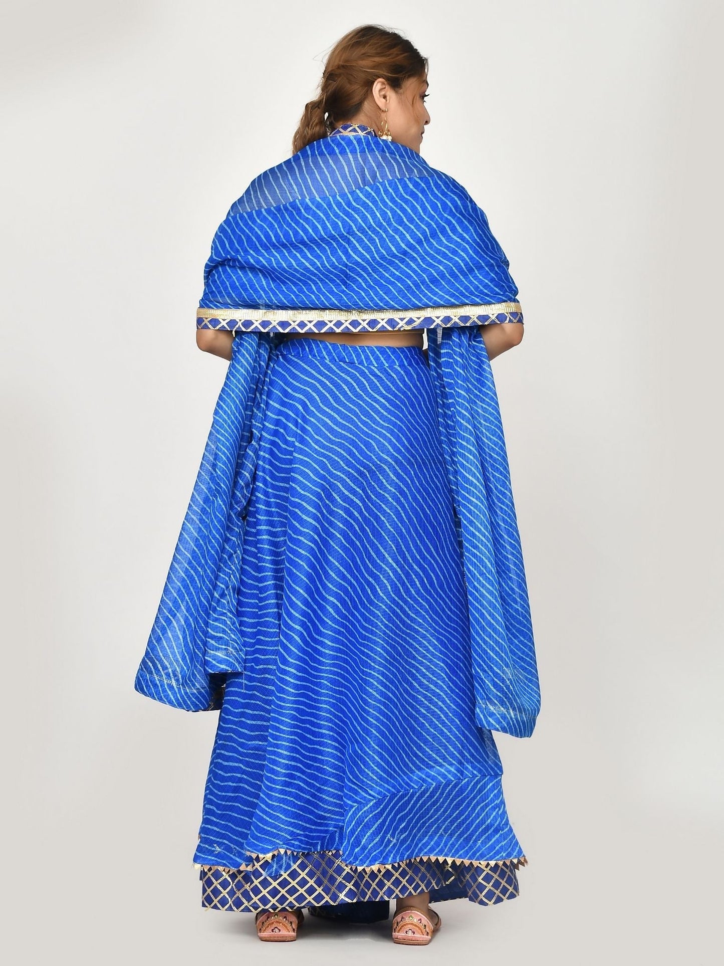 Tisya Kota Doriya Lehanga with Dupatta and unstitched Blouse