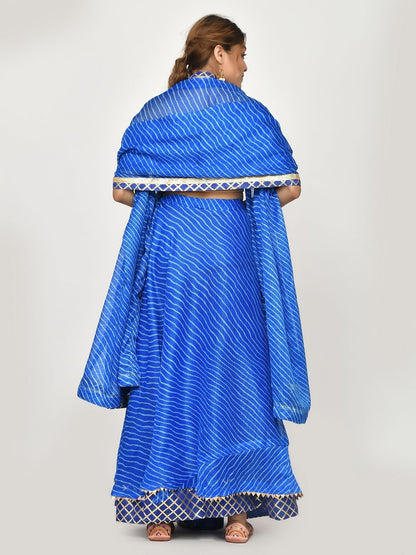 Tisya Kota Doriya Lehanga with Dupatta and unstitched Blouse