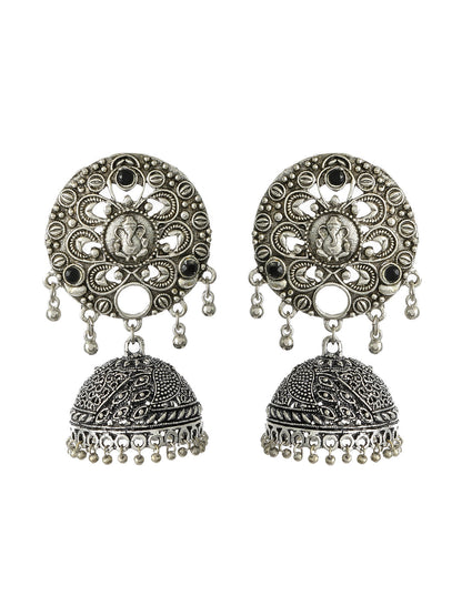 Silvermerc Silver Plated Stud Earrings For Women