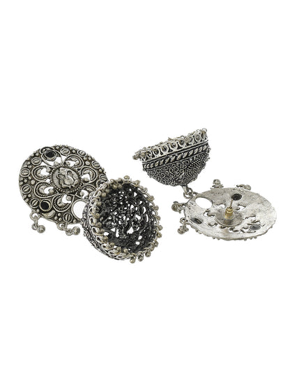 Silvermerc Silver Plated Stud Earrings For Women