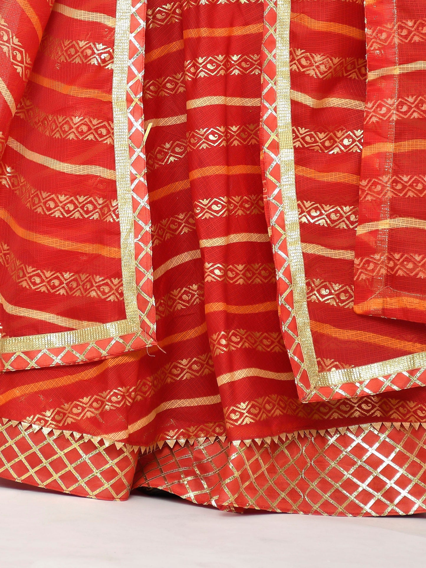 Shaila Kota Doriya Lehanga with Dupatta and unstitched Blouse