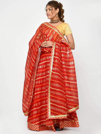Shaila Kota Doriya Lehanga with Dupatta and unstitched Blouse