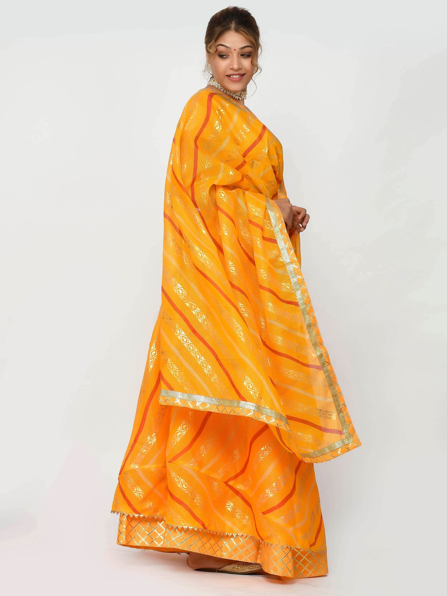 Roop Kota Doriya Lehanga with Dupatta and unstitched Blouse